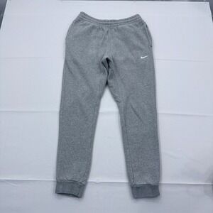 Nike Sportswear Club Fleece Joggers Men's Medium Sweatpants Gray Pants Cuffed